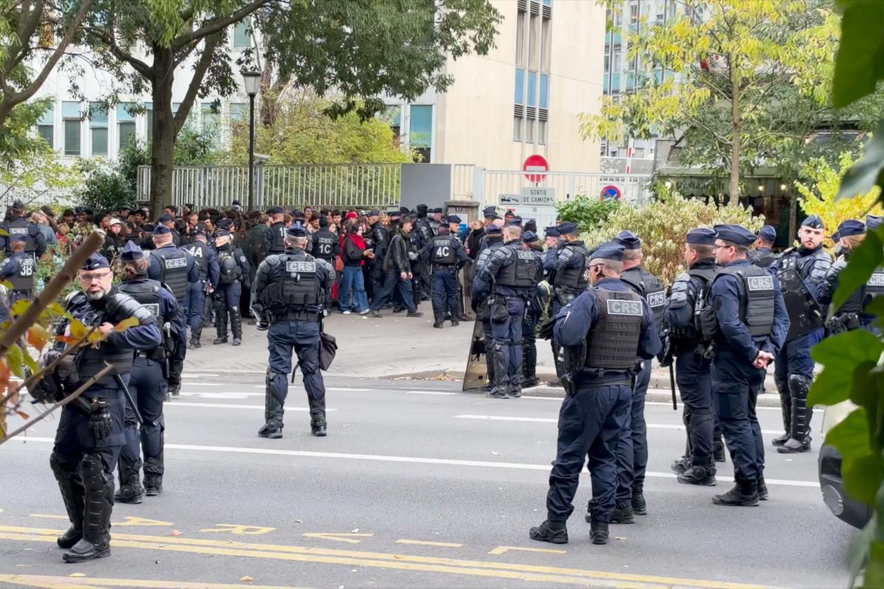 Evacuation of the Occupation of the Sorbonne Nouvelle - Paris