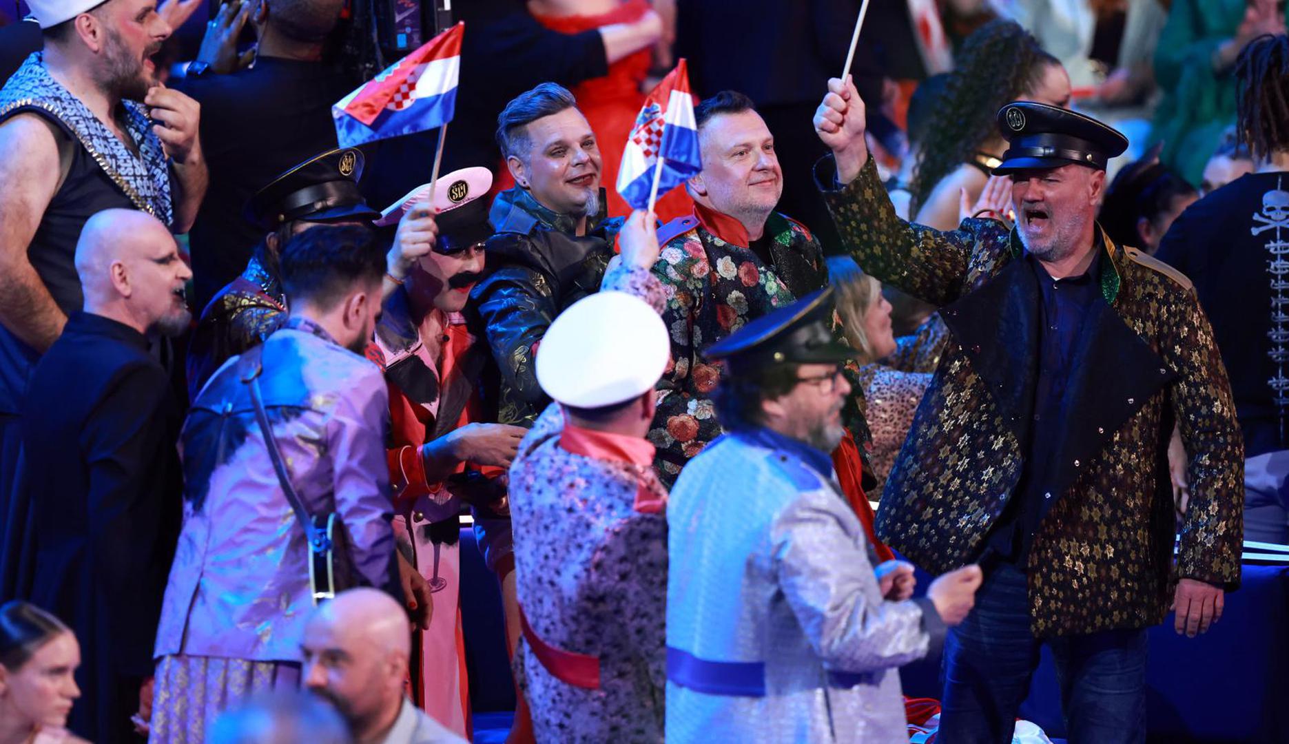 09.05. 2023. Liverpool - Poceo je 67. Eurosong. U prvoj eurovizijskoj polufinalnoj veceri nastupaju predstavnici Hrvatske,  grupa Let 3 s pjesmom Mama SC. Za prolazak dalje bore i Norveska, Malta, Srbija, Latvija, Portugal, Irska, Svicarska, Izrael, Moldavija, Svedska, Azerbajdzan, Ceska, Nizozemska i Finska. Predstavnica Hrvatske Let 3 s pjesmom Mama SC prosli su u finale Eurosonga  Photo: Sanjin Strukic/PIXSELL