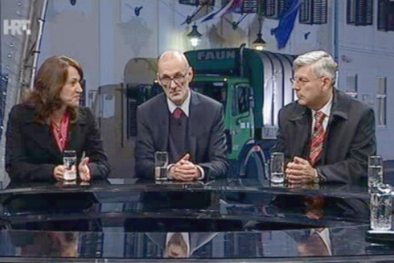 Kamion Čistoće u studiju Otvorenog 