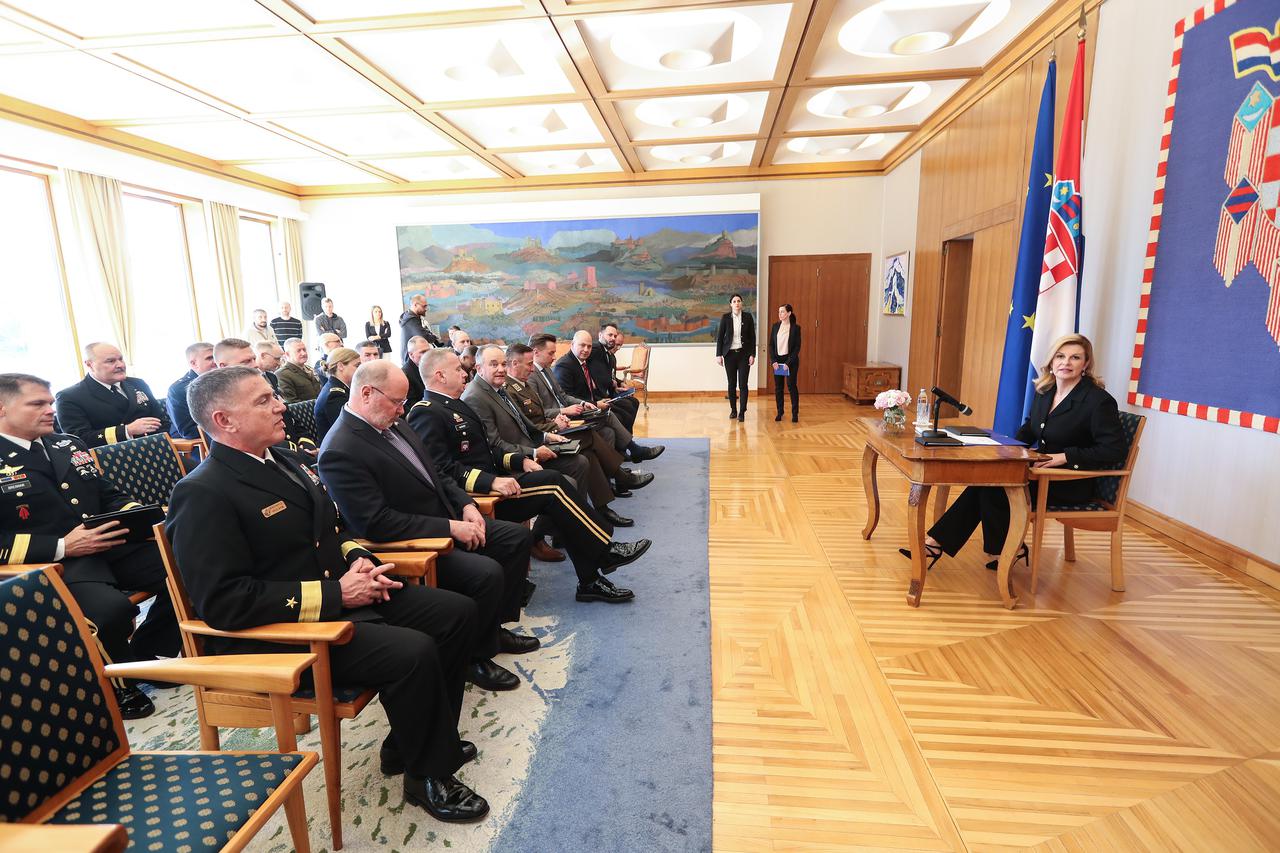 Predsjednica primila generale