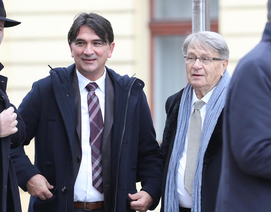 Dolazak uzvanika na svečani ručak s francuskim predsjednikom Emmanuelom Macronom