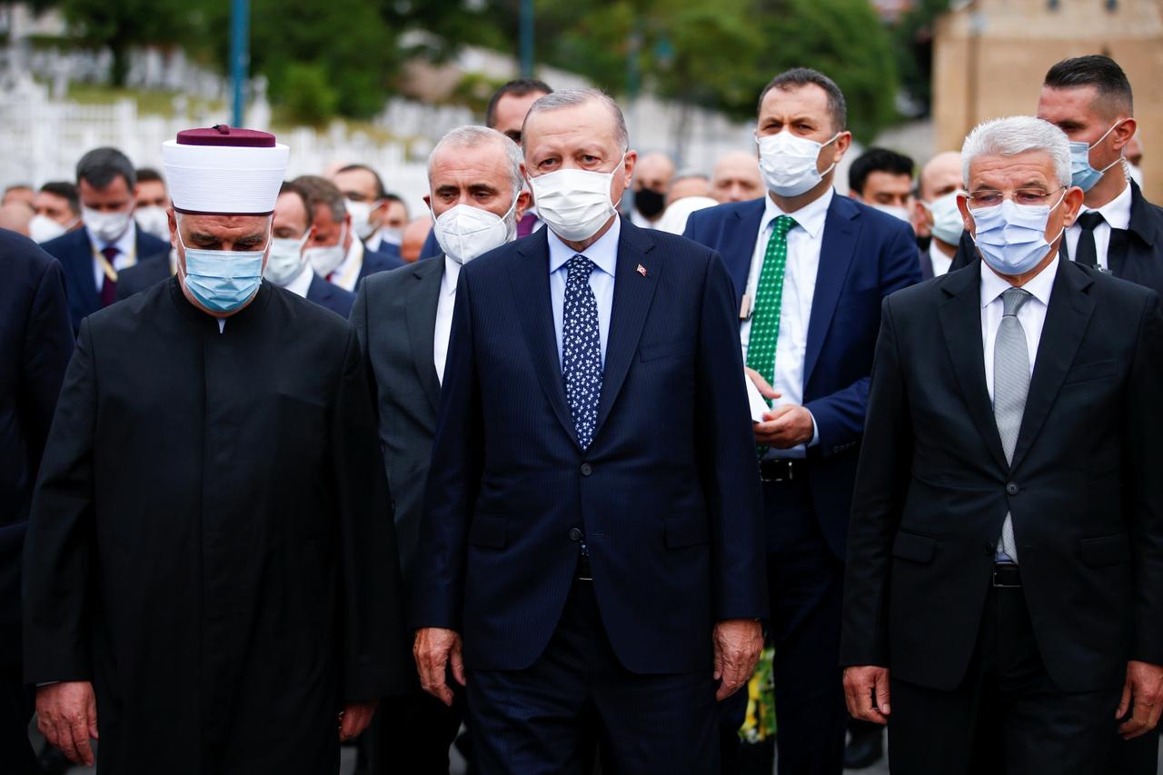 Turkish President Tayyip Erdogan visits Sarajevo