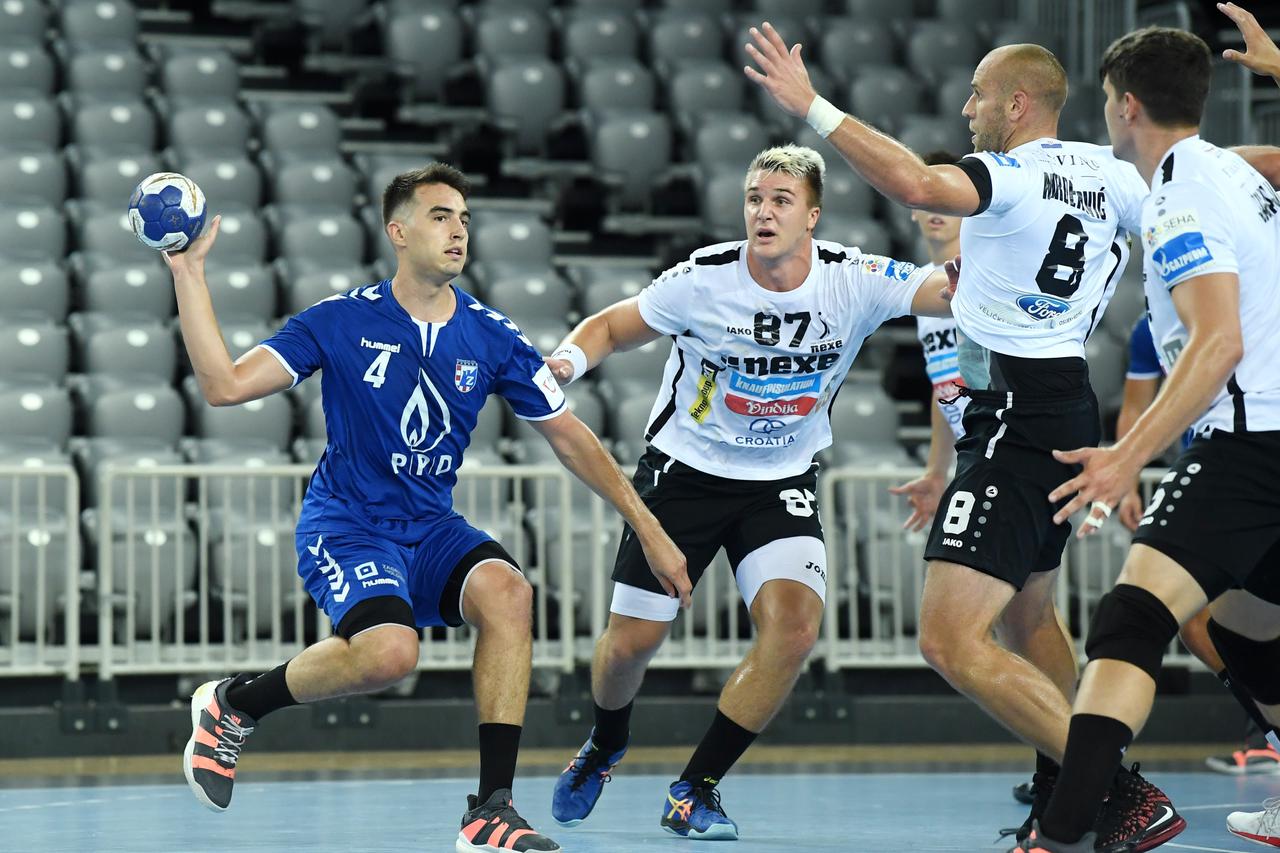 Zagreb: U Areni odigran prijateljski susret RK PPD Zagreba i RK Nexe Našica