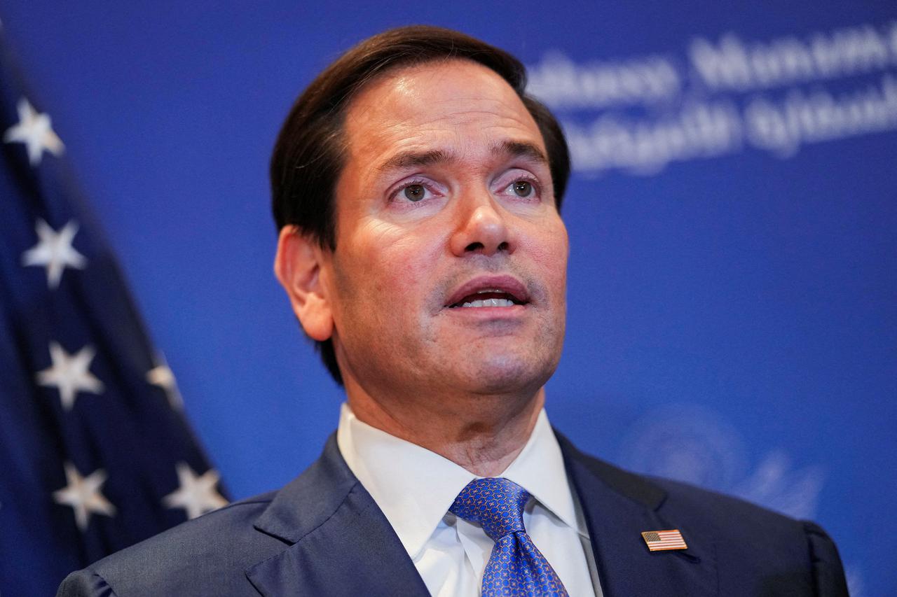 FILE PHOTO: U.S. Secretary of State Marco Rubio visits the Middle East