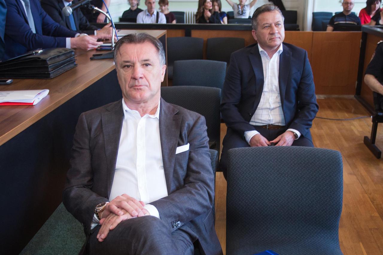 Zdravko Mamić i osumnjičeni na sudu u Osijeku
