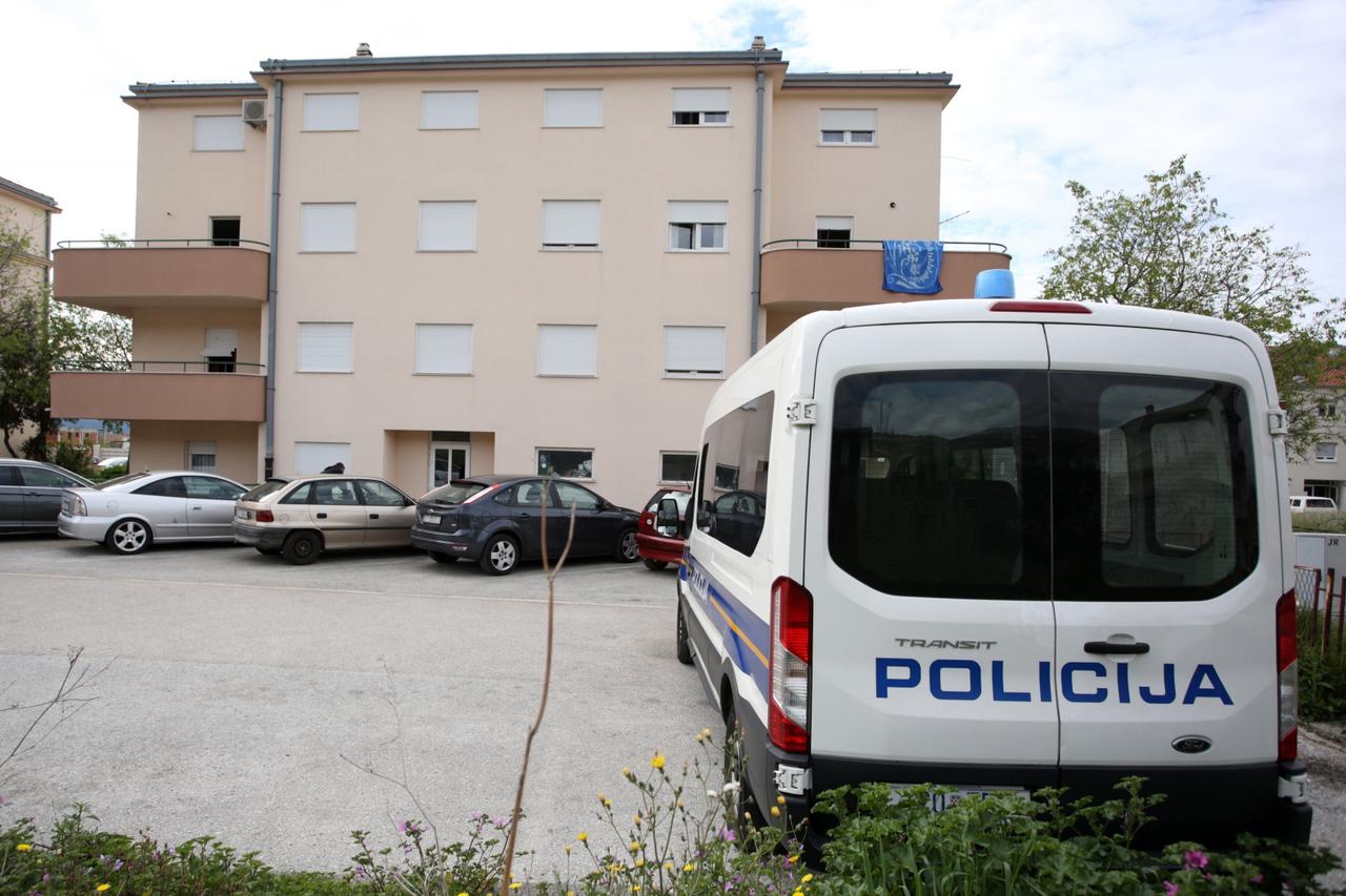 Zgrada u kojoj je muškarac priveden zbog obiteljskog nasilja