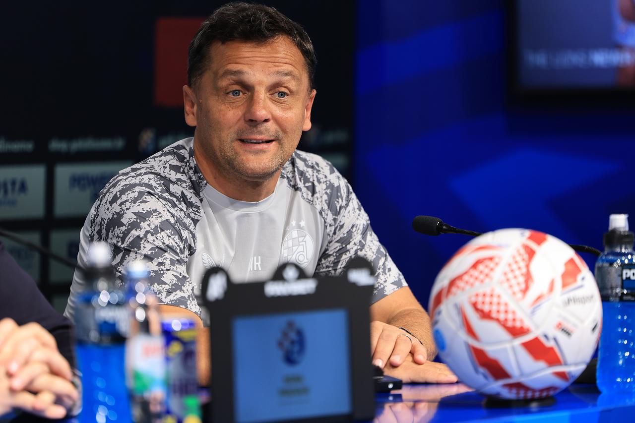Zagreb: Trener GNK Dinamo, Mario Kovačević, održao konferenciju za medije povodom utakmice s Hajdukom
