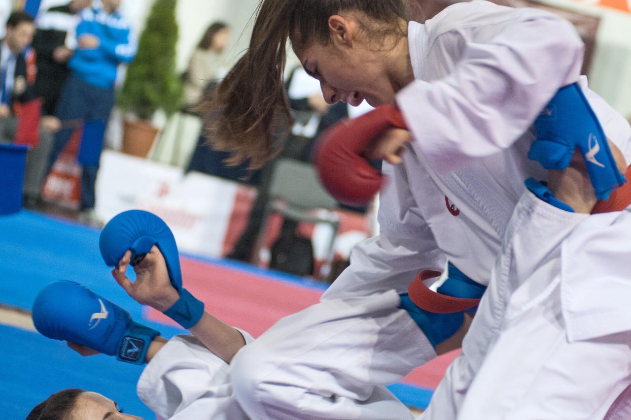 18.01.2014., Samobor - 23. po redu medjunarodni tradicionalni karate turnir GRAND PRIX CROATIA odrzava se u Samoboru, a na njemu sudjeluju i karatasi invalidi.  Photo: Nina Djurdjevic/PIXSELL