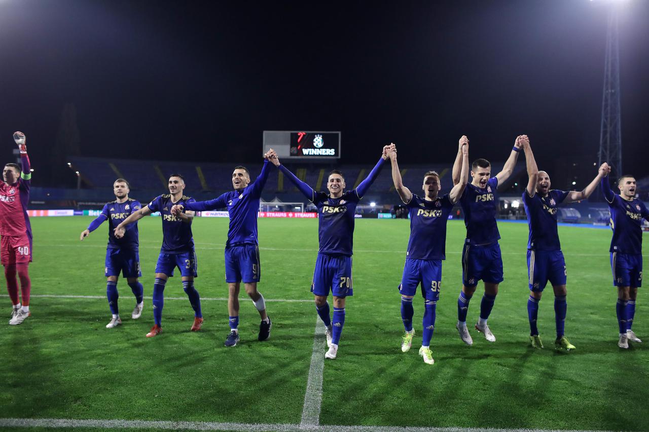 Zagreb: Utakmica UEFA Europske lige, GNK Dinamo - Rapid 