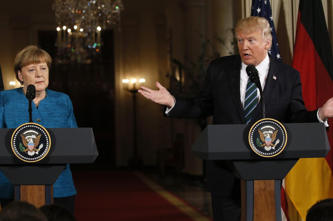Trump Merkel