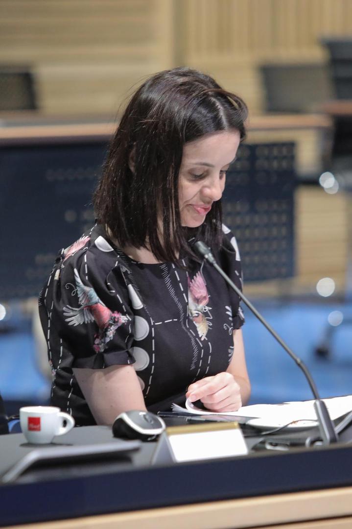 09.07.2020., Zagreb - U Nacionalnoj i sveucilisnoj knjiznici odrzana je sjednica Vlade. Marija Vuckovic. Photo: Tomislav Miletic/PIXSELL