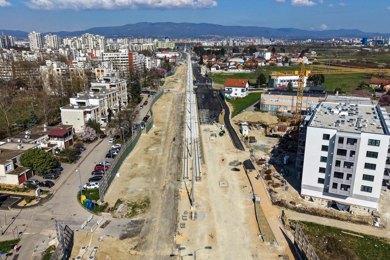 Zagreb: Izgradnja nove tramvajske pruge na Sarajevskoj ulici