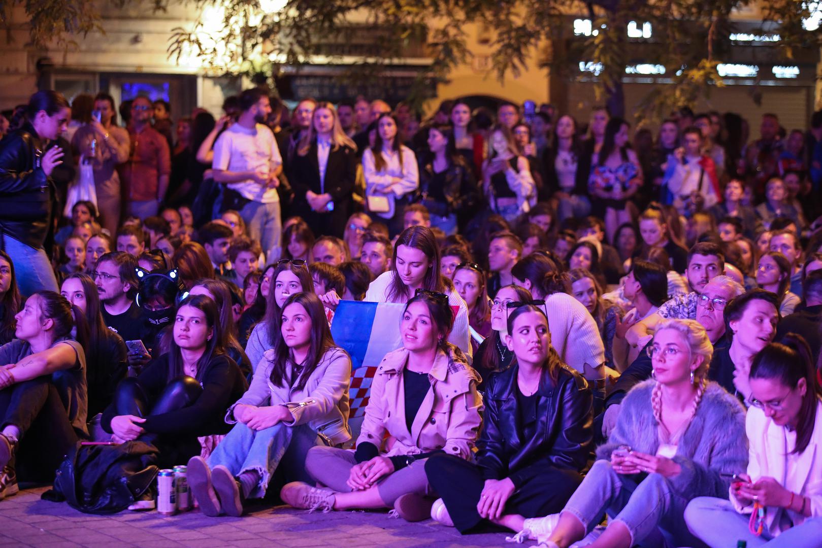 Prijenos Eurosonga prati se u nekoliko hrvatskih gradova. 