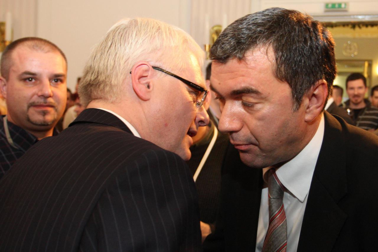 Saša Perkovičć i Ivo Josipović