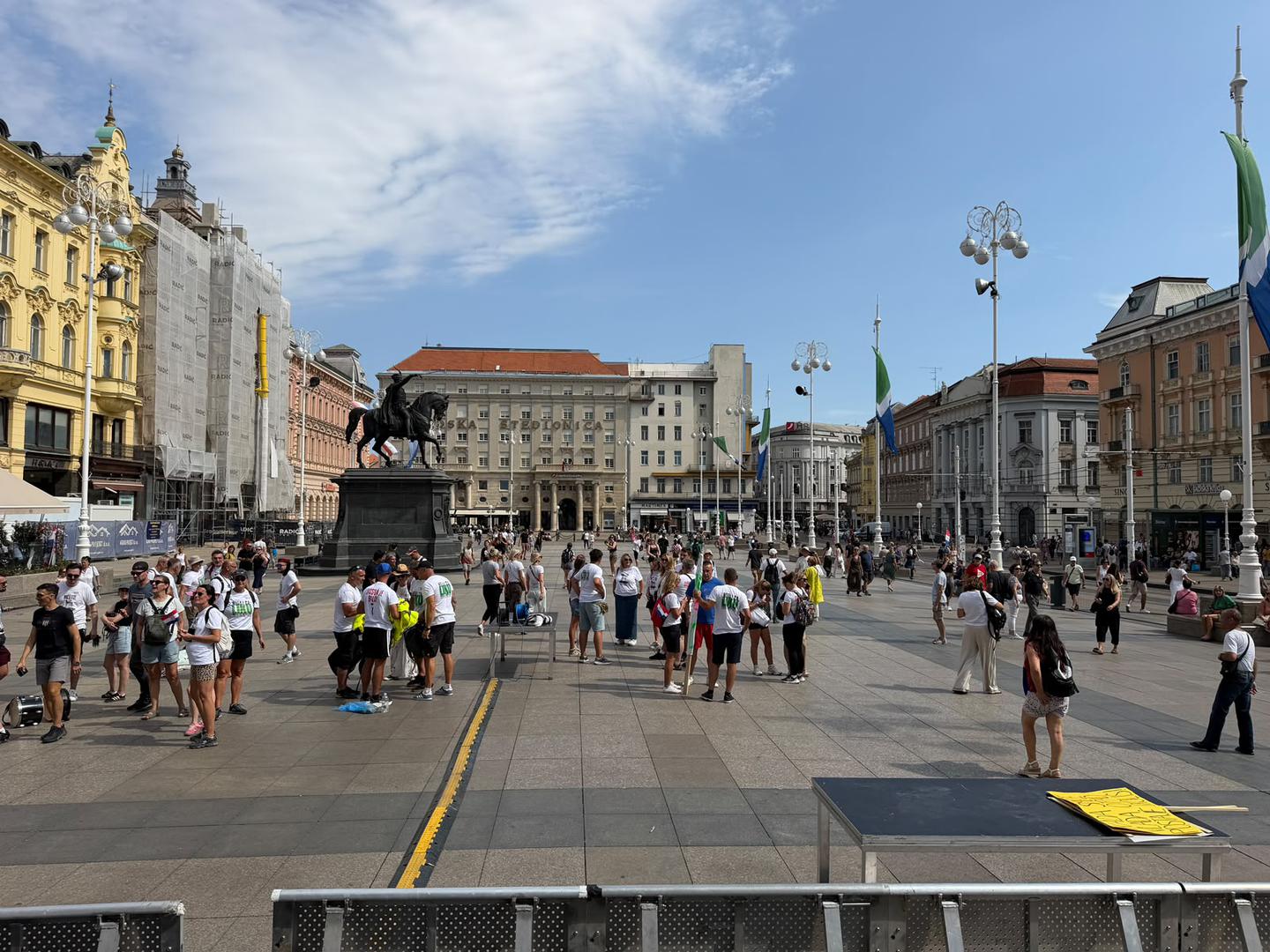 Centar Zagreba ostao je uredan, a ljudi su se u miru razišli po okolnim ulicama