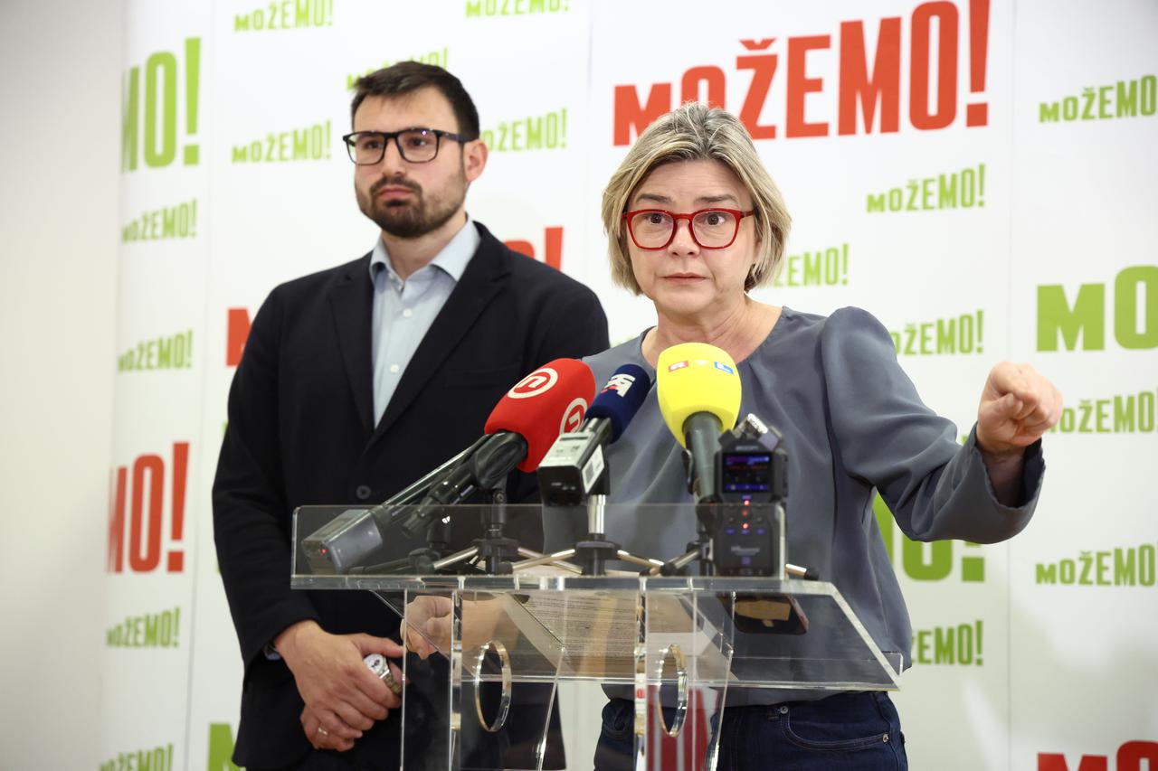 Zagreb: Stranka Možemo! predstavila Zahtjev za ocjenom ustavnosti Zakona o obrani