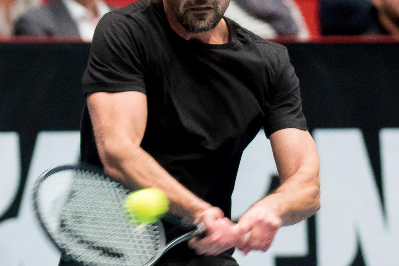 AUT, ATP Tour, Erste Bank Open 23.10.2016, Stadthalle, Wien, AUT, ATP Tour, Erste Bank Open, Tie Break Tens, Gruppe B, im Bild Goran Ivanisevic (CRO) // Goran Ivanisevic of Croatia during a Tie Break Tens, group B, match of Erste Bank Open of ATP Tour at 