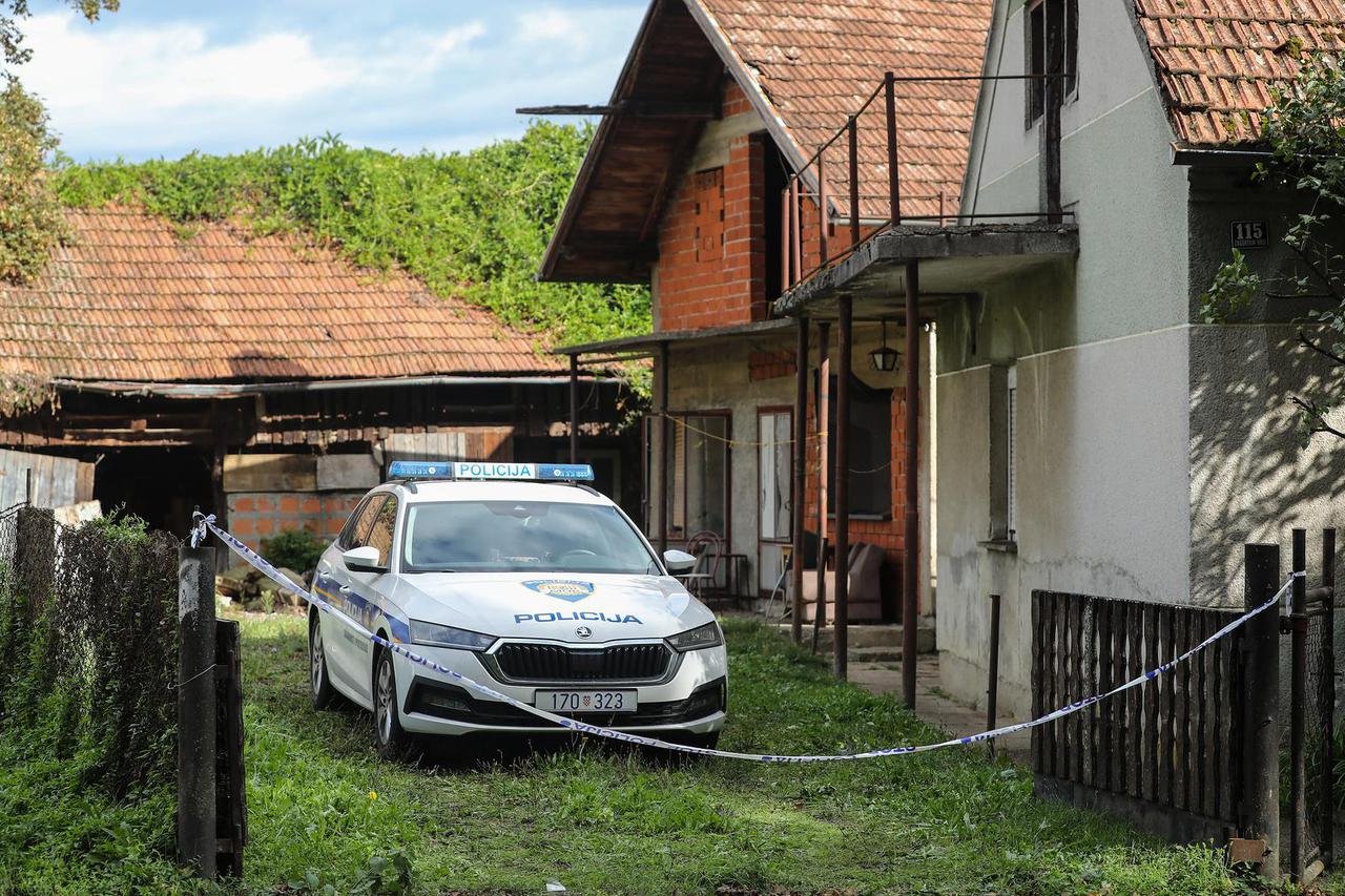 Policijski očevid u Oroslavju gdje je ubijen 45-godišnjak