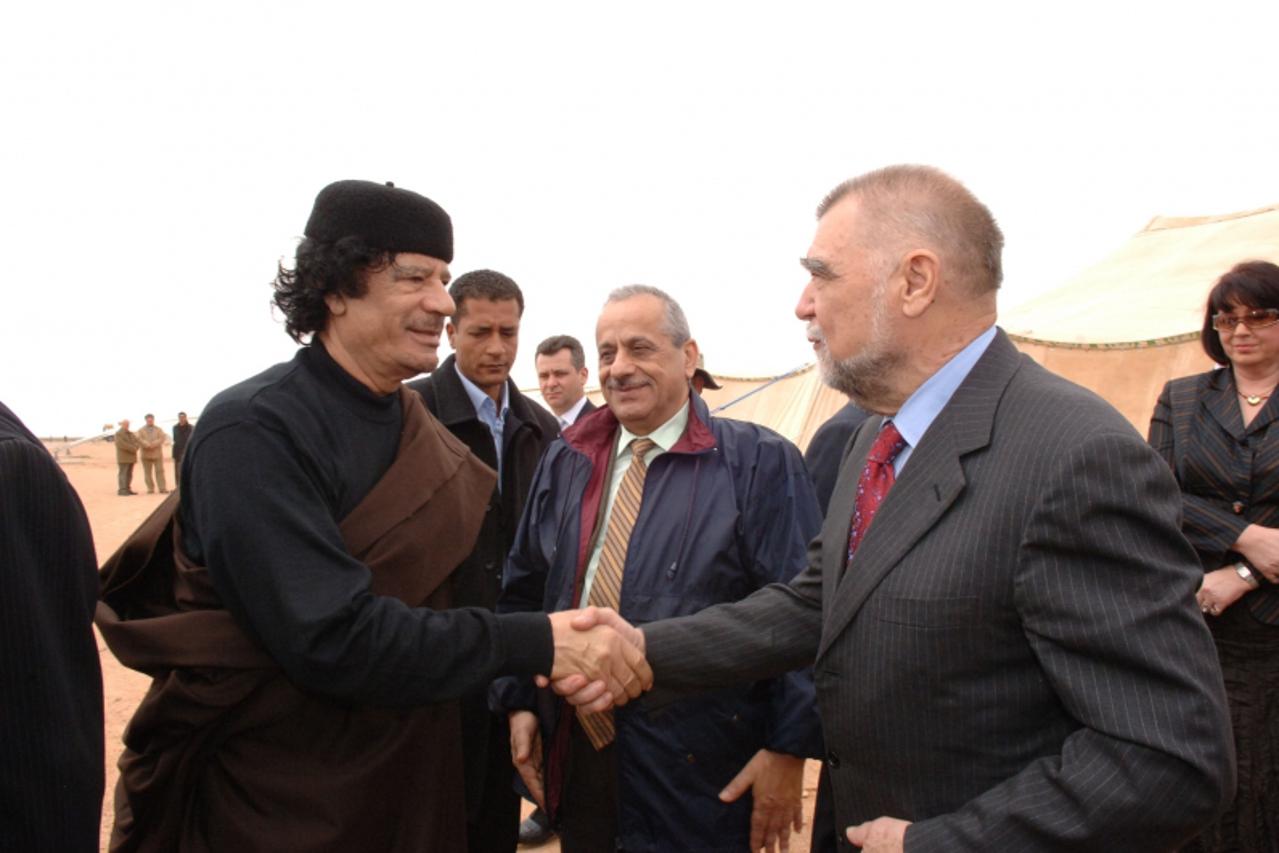 Mesić i Gadafi