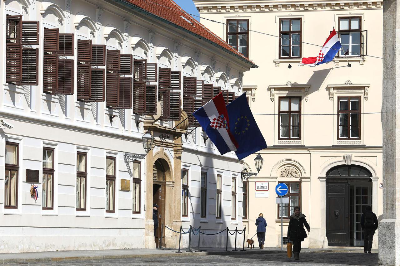 Banski dvori, sjedište Vlade Republike Hrvatske