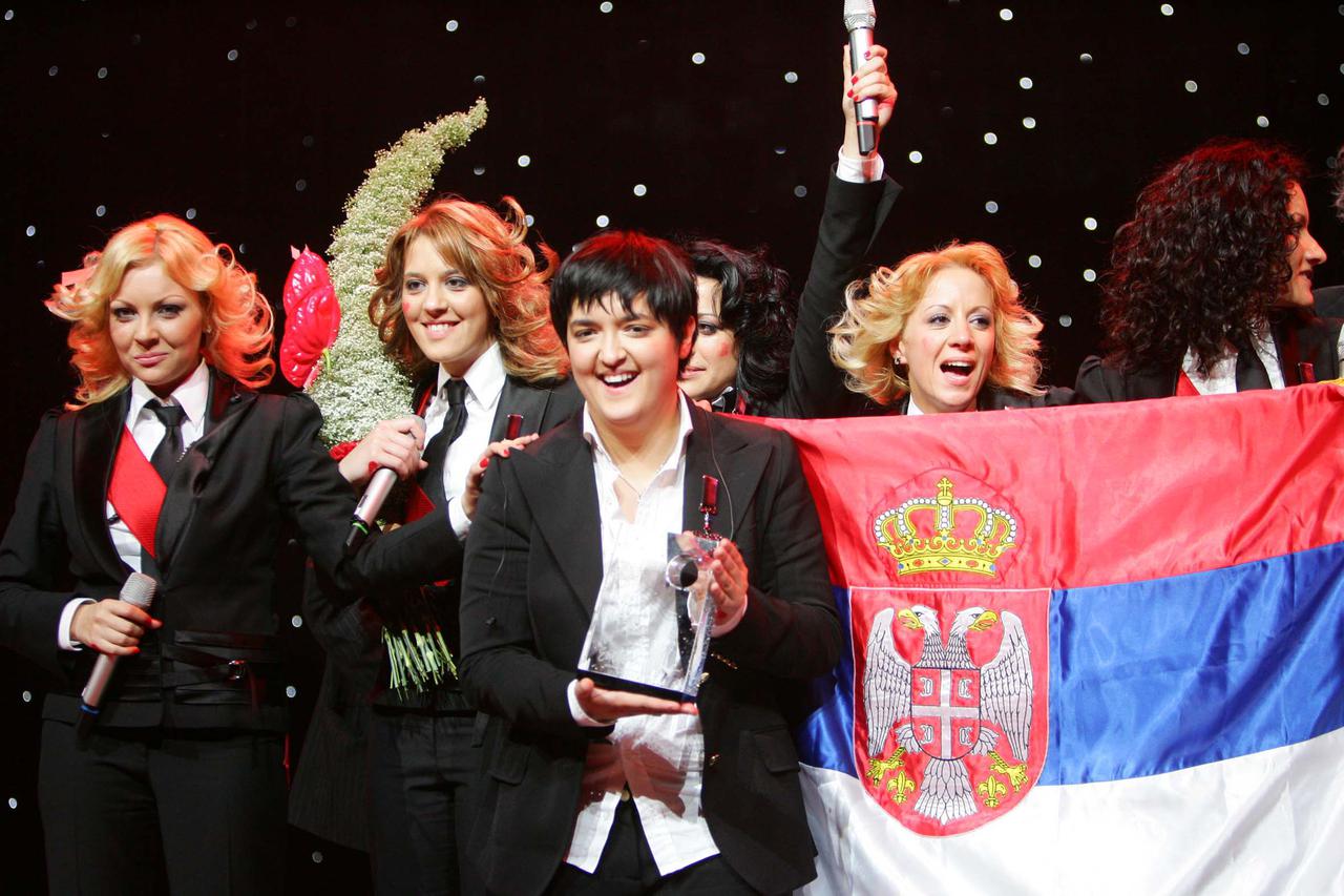 ARHIVA - Eurovizija 2007., Dado Topić i Dragonfly nisu se plasirali u finale, Marija Šerifović pobjednica