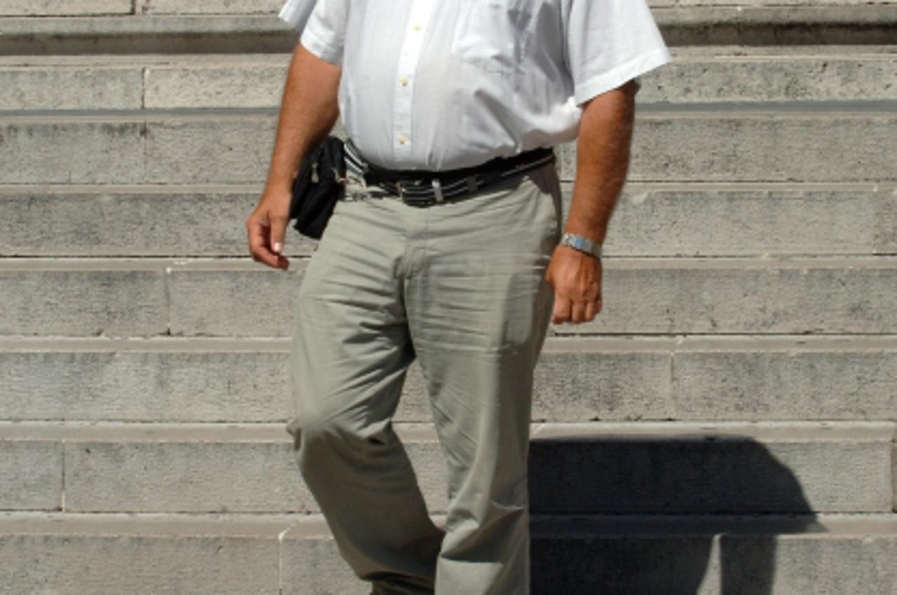 \'17.08.2010., Rijeka - Slavko Linic, saborski zastupnik SDP-a.  Photo: Goran Kovacic/PIXSELL\'