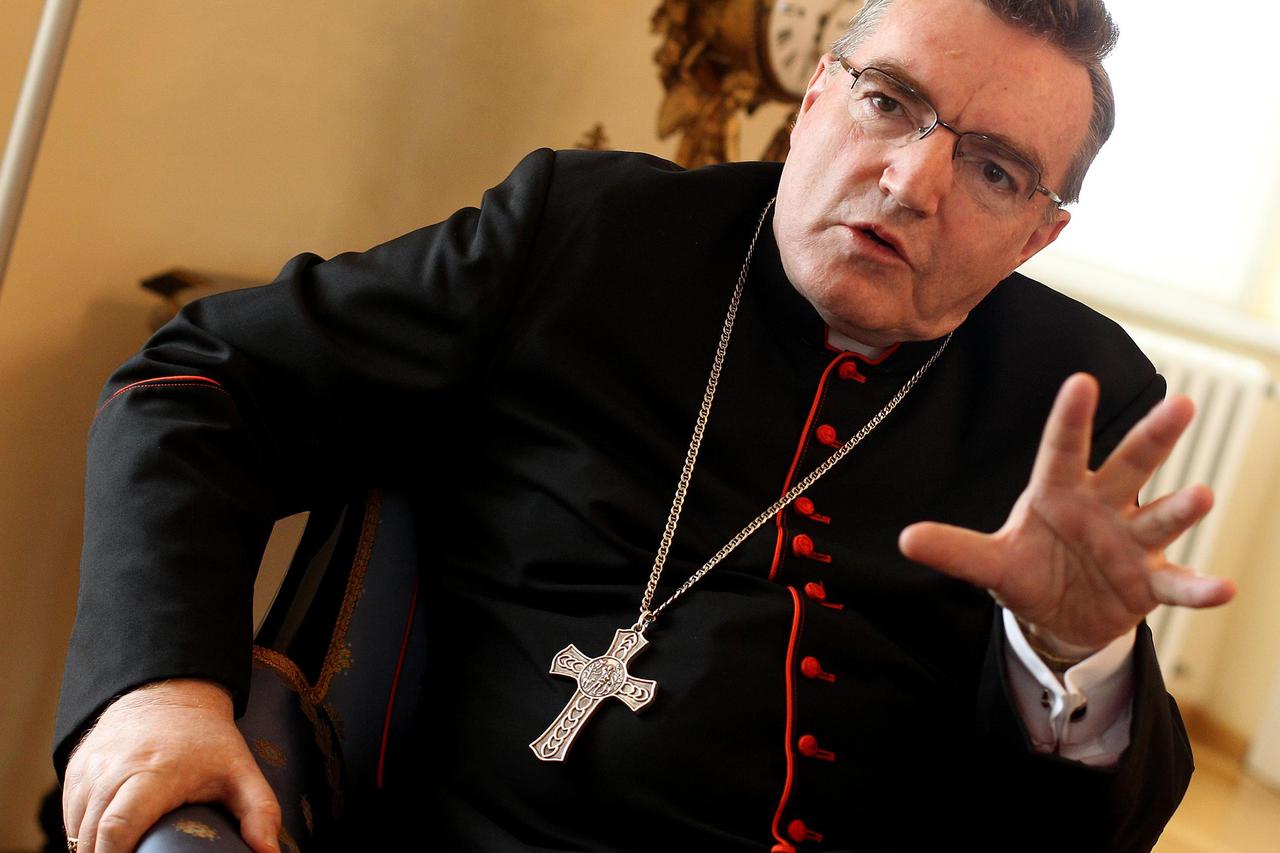 13.06.2014.,  Zagreb - Nadbiskup zagrebacki, kardinal Josip Bozanic.  Photo: Boris Scitar/Vecernji list/PIXSELL