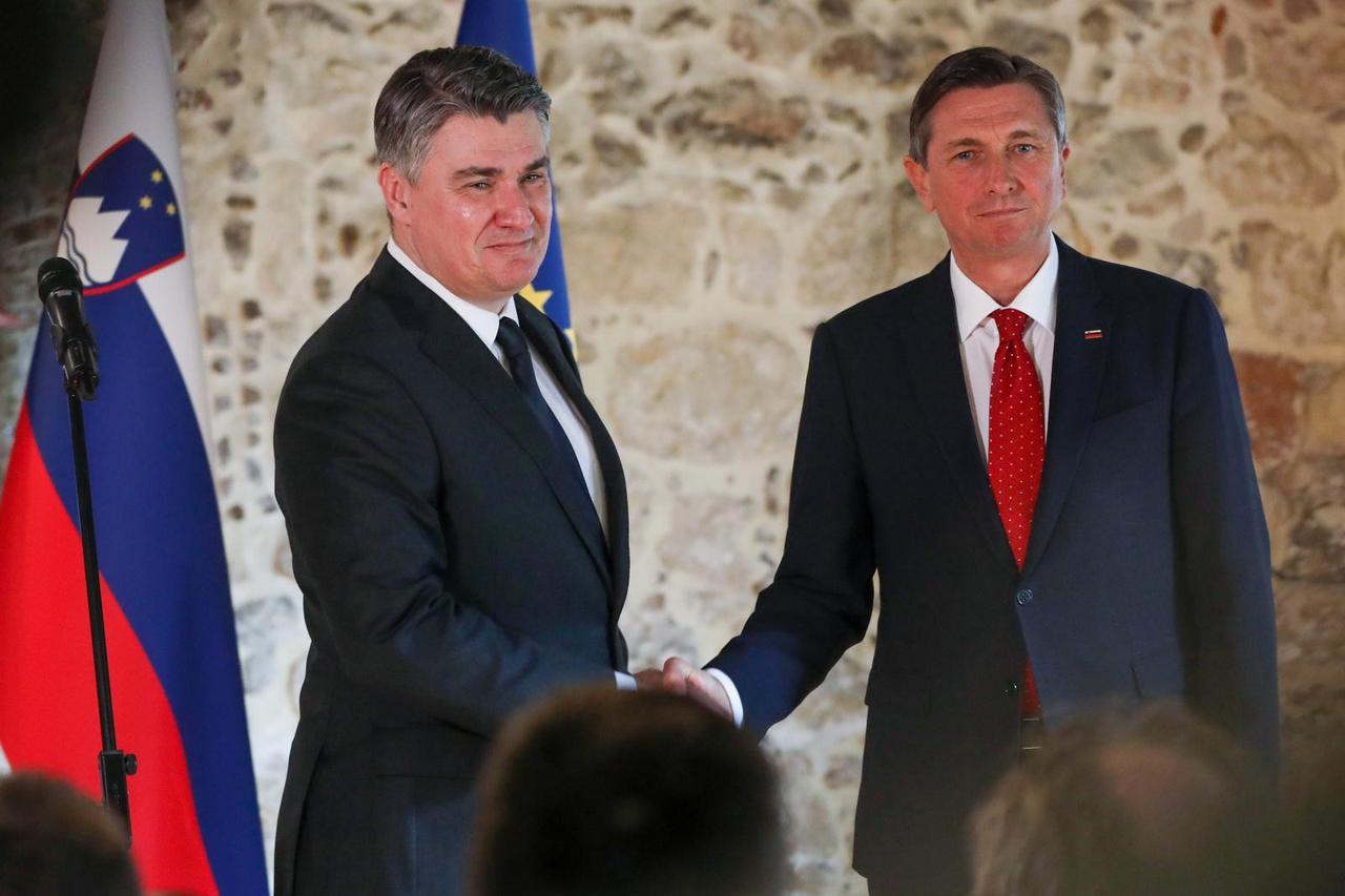 Otočec ob Krki: Konferencija za medije Zorana Milanovića i Boruta Pahora