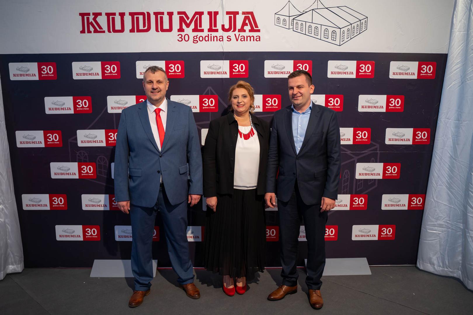 Dario Kudumija, Jasnica Kudumija Romek i gradonačelnik Bjelovara Dario Hrebak