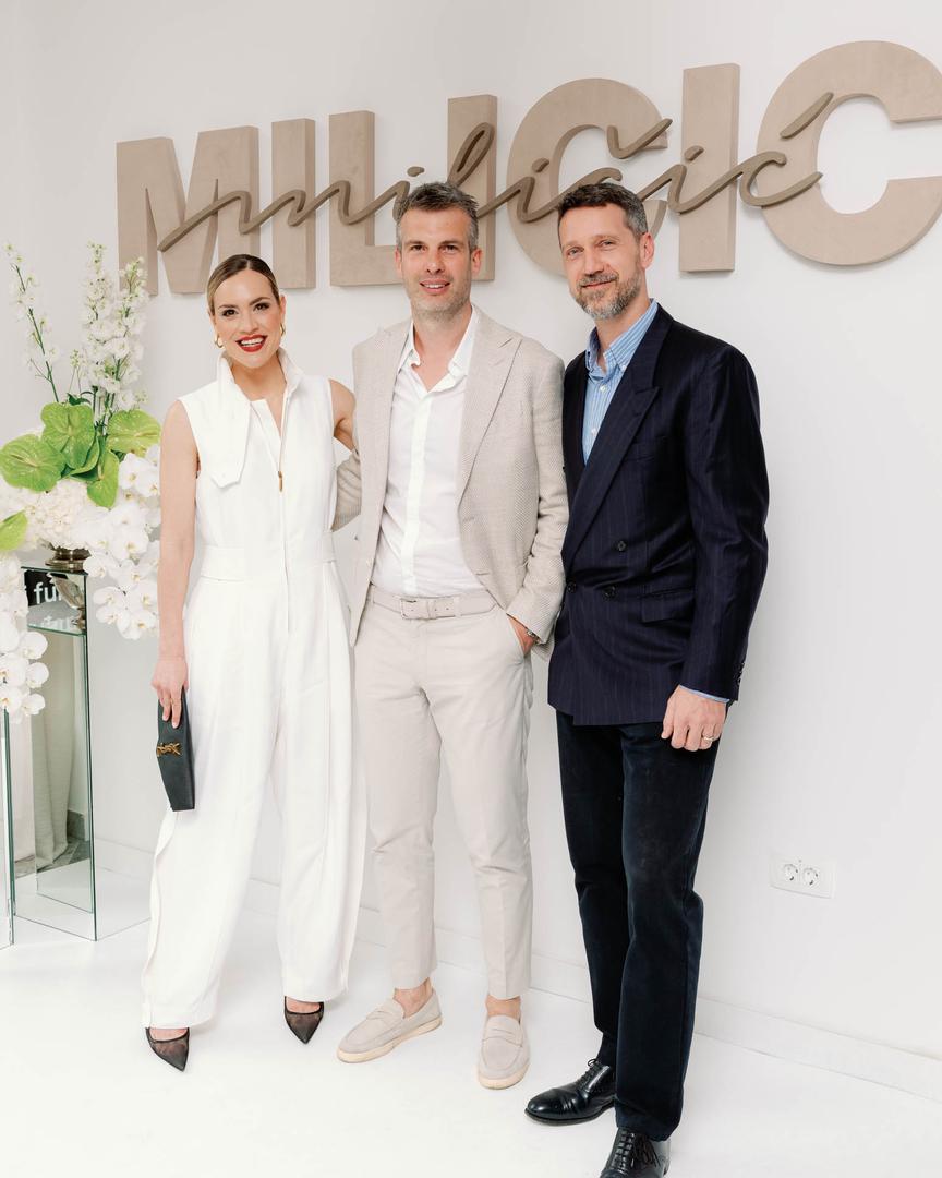 Marko Miličić s voditeljima Anom Radišić i Ivanom Vukušićem