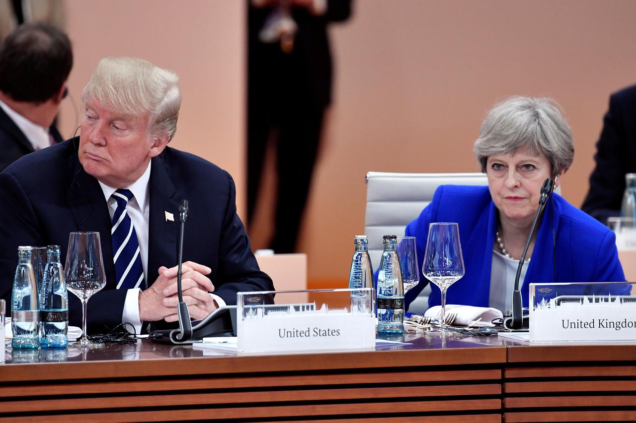 Donald Trump i Theresa May