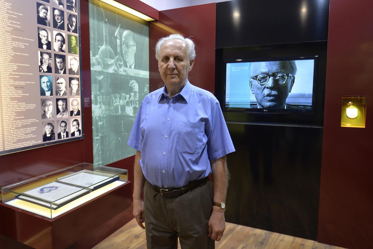 27.06.2016., Zagreb - Spomen soba nobelovaca Lavoslava Ruzicke i Vladimira Preloga. Akademik Vitomir Sunjic Photo: Marko Lukunic/PIXSELL