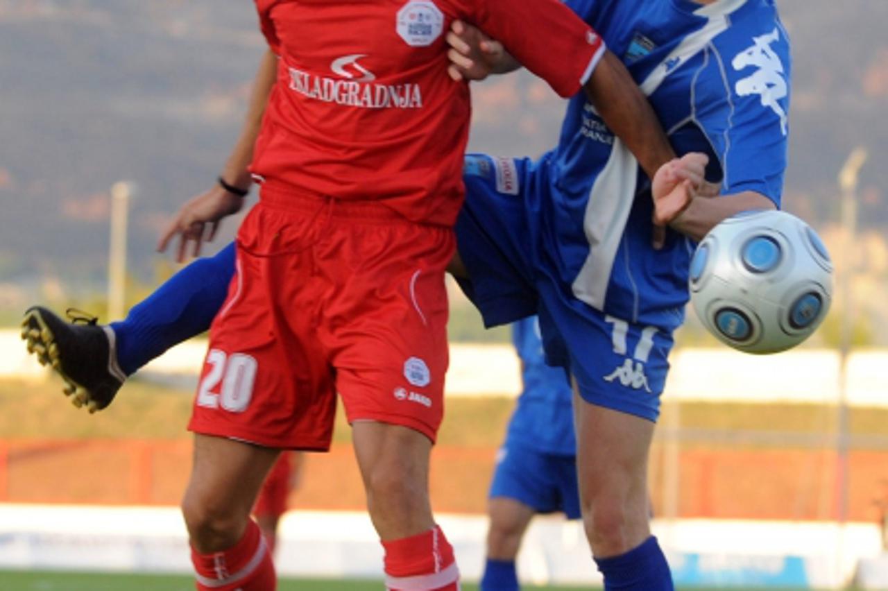 \'02.10.2010., Split - Nogometna utakmica 10. kola Prve HNL izmedju RNK Split i NK Osijek.Sead Bucan Photo: Nino Strmotic/PIXSELL\'