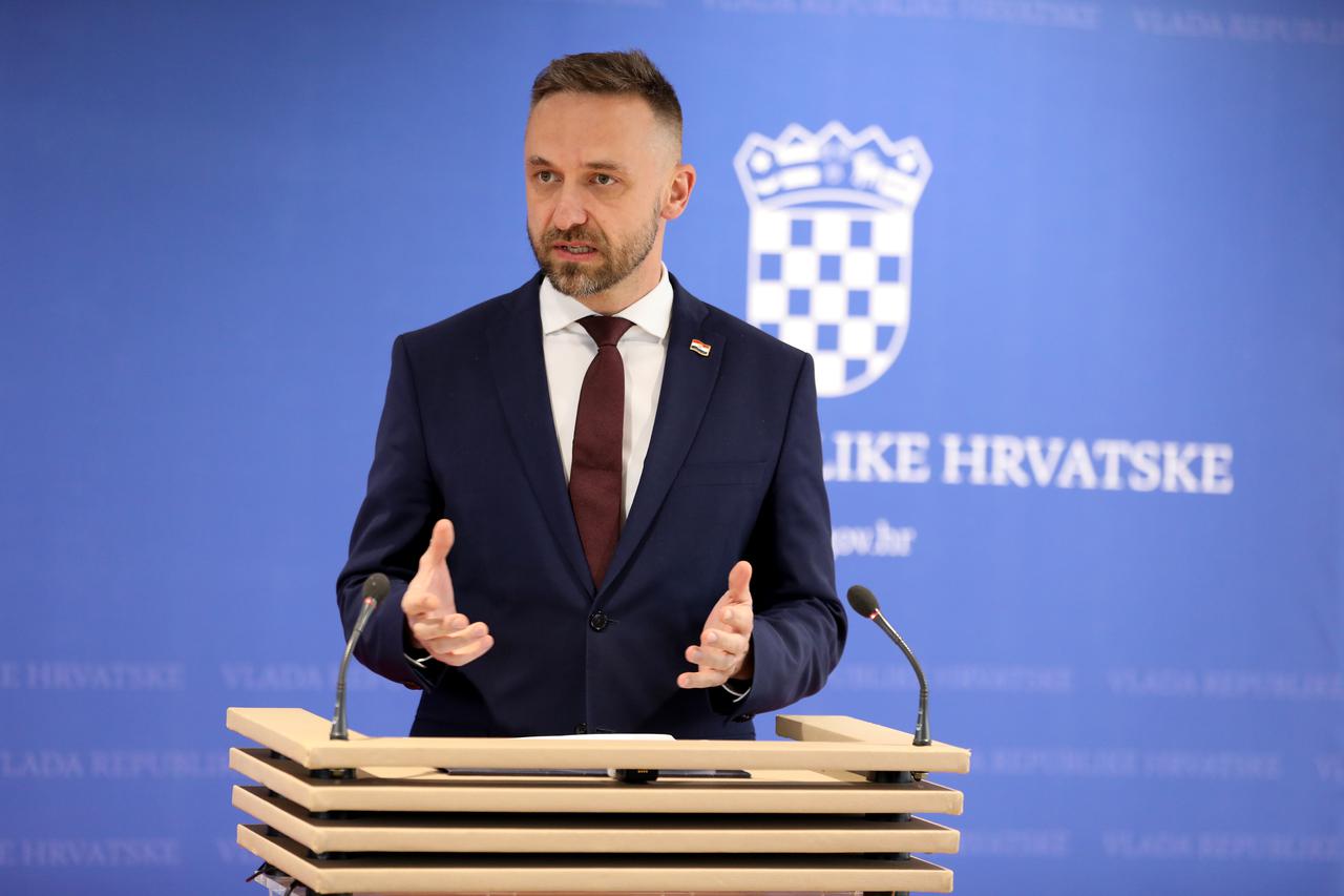 Zagreb: Ministar Marin Piletić obratio se medijima nakon održane sjednice Vlade RH