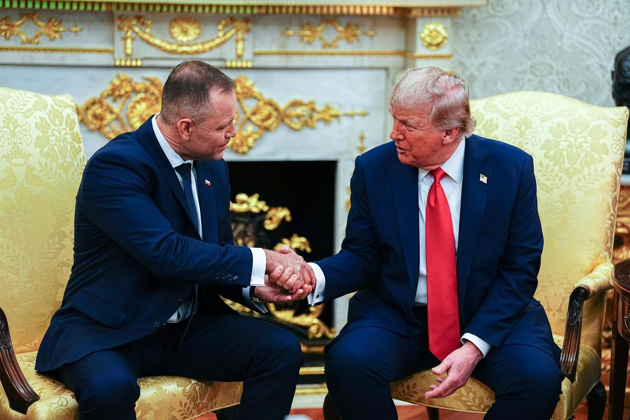 Trump and President Nawrocki of Poland Bilateral Meeting