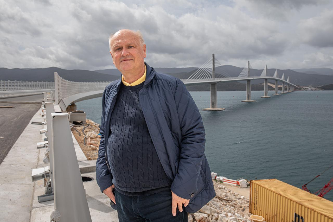 Marjan Pipenbaher, konstruktor Pelješkog mosta
