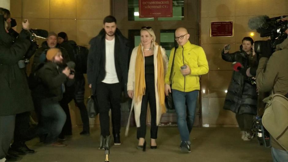 Russian court slaps fine on woman after on-air TV protest