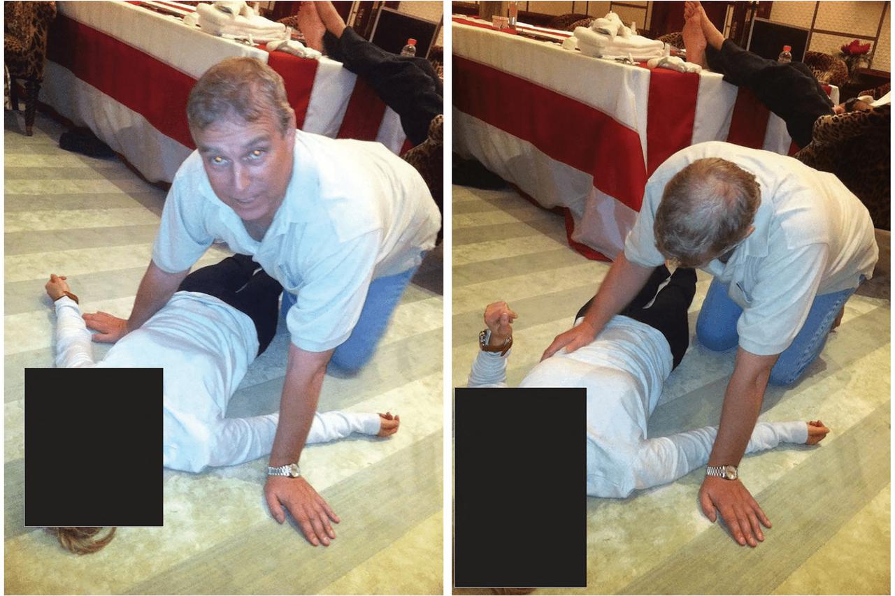 Britain's Prince Andrew appears in Epstein images released by U.S. Justice Department