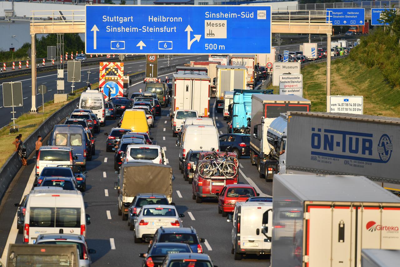 Njema?ka: Autocesta A6 zatvorena zbog rušenja mosta