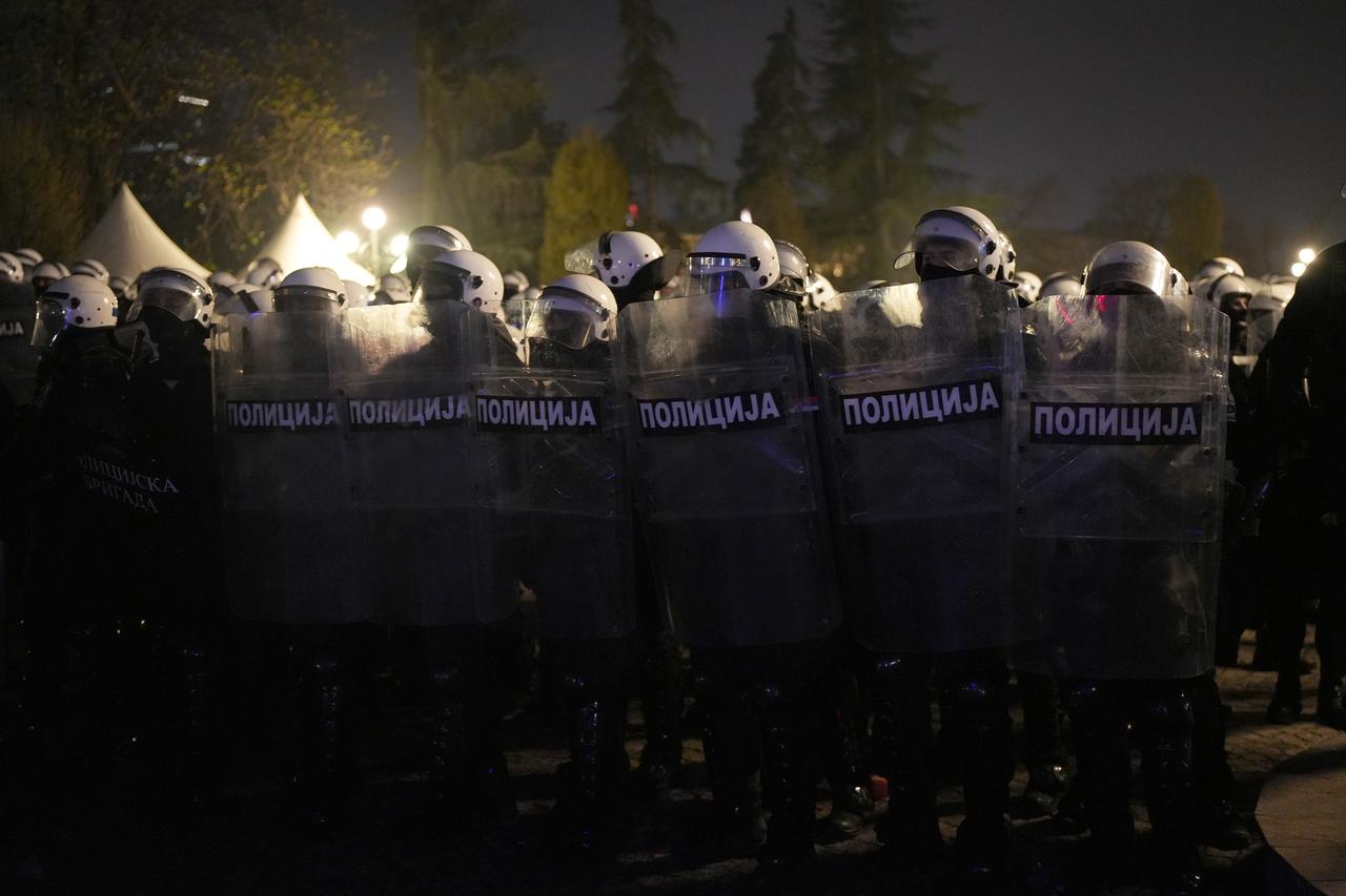 Policijske snage na ulicama Beograda