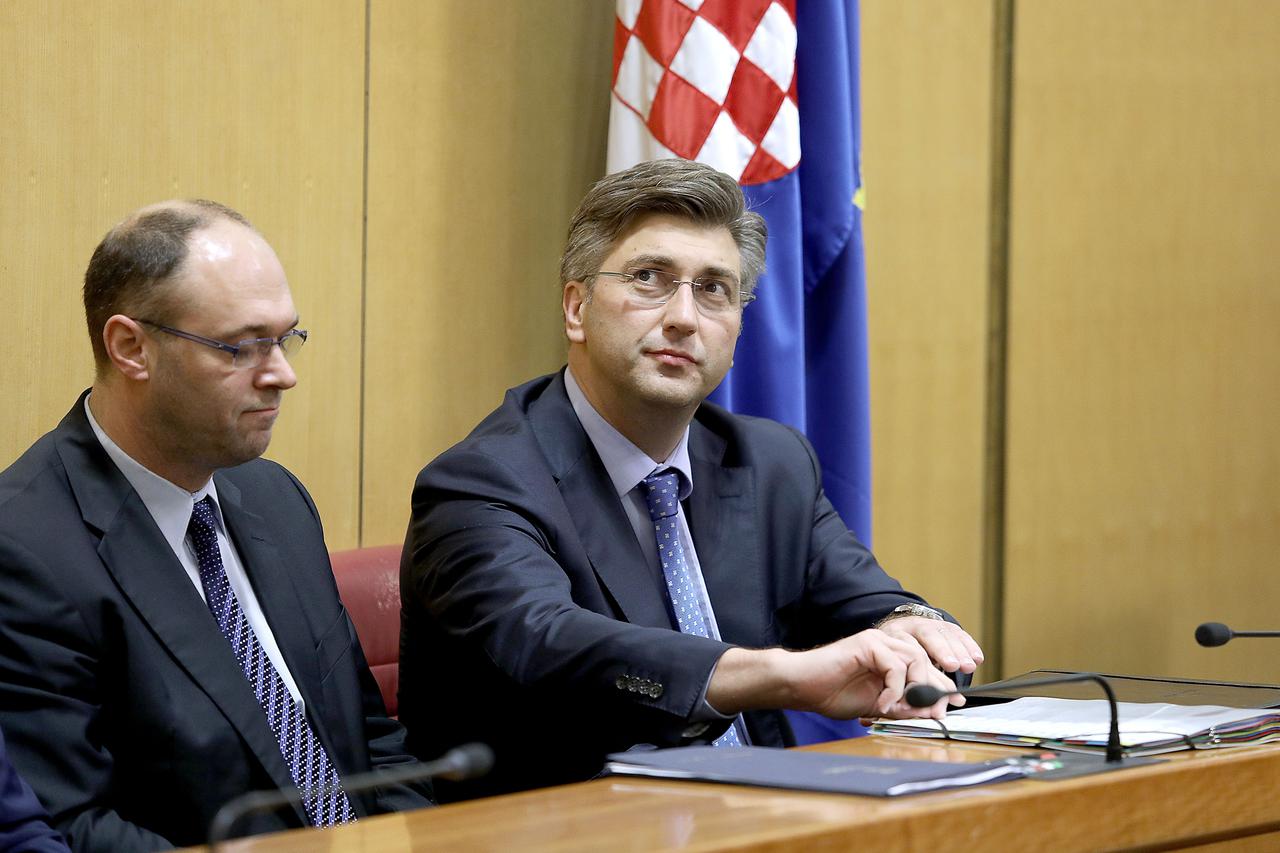Andrej Plenković i Davor Ivo Stier