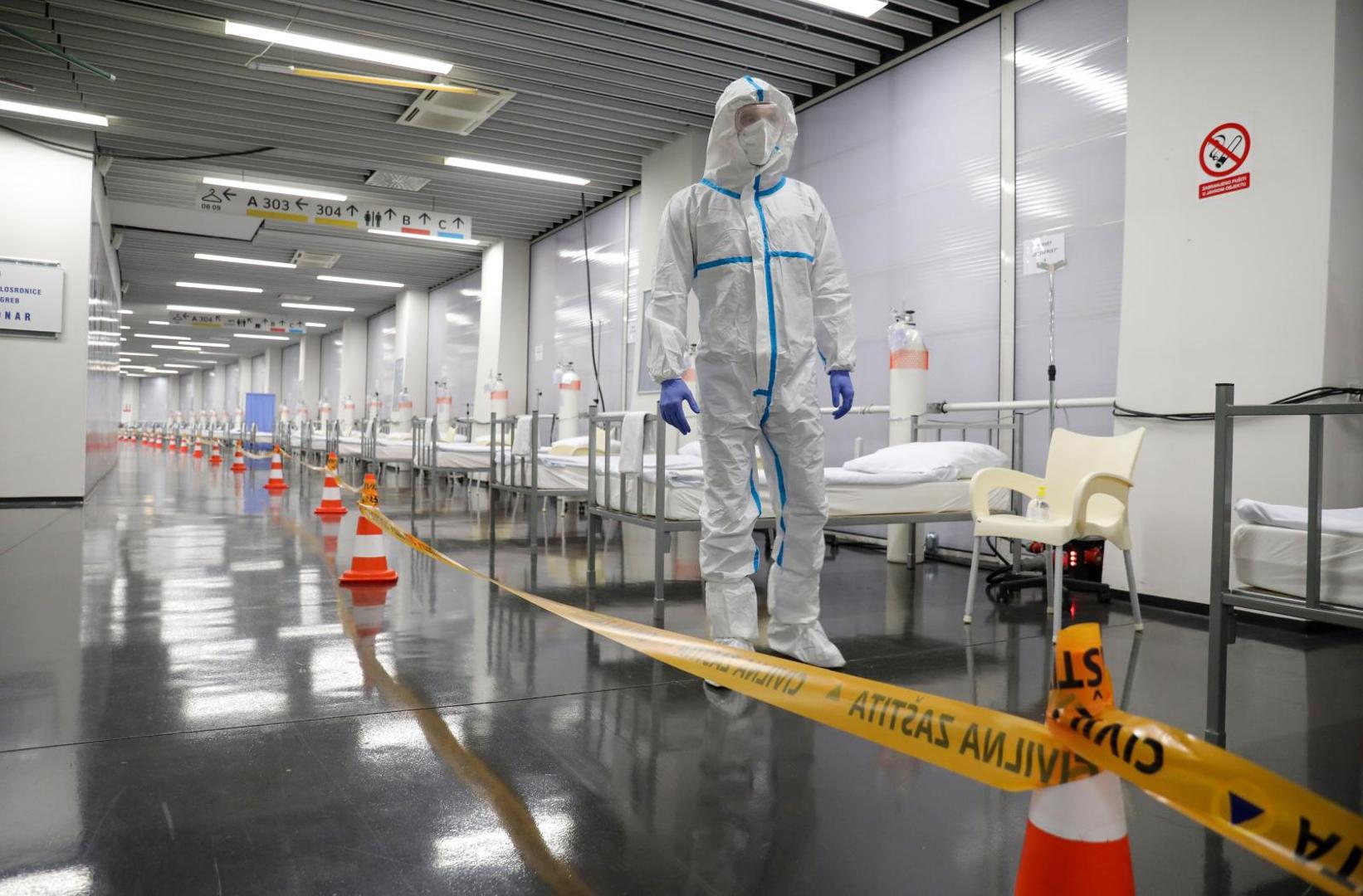 03.11.2020., Zagreb - Predstavljanje operativnog stozera Arene Zagreb za pomoc zdravstvenom sustavu RH u razdoblju COVID-19 pandemije. Photo: Emica Elvedji/PIXSELL