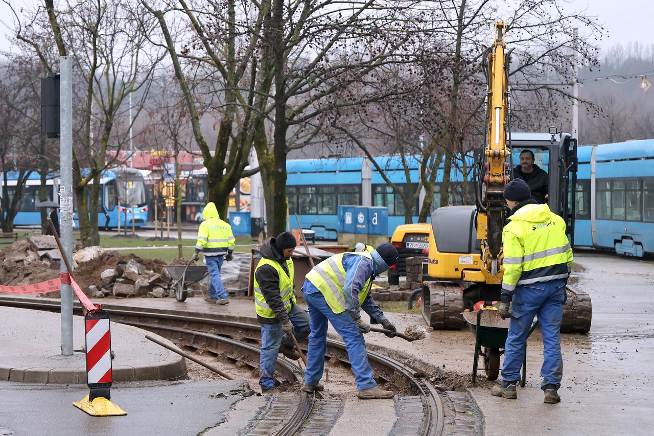 Zagreb: Na Črnomercu radovi na sanaciji pruge