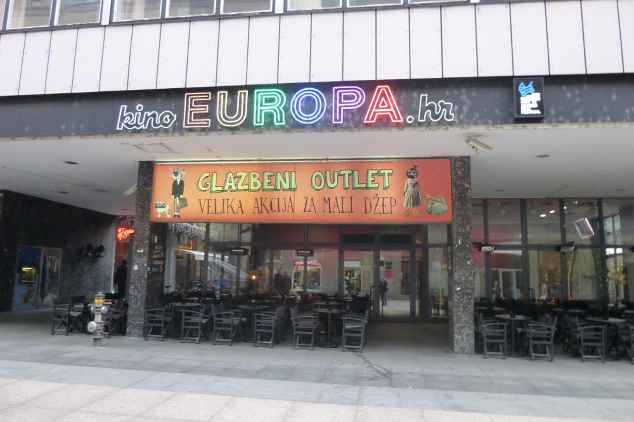 glazbeni outlet, kino Europa 