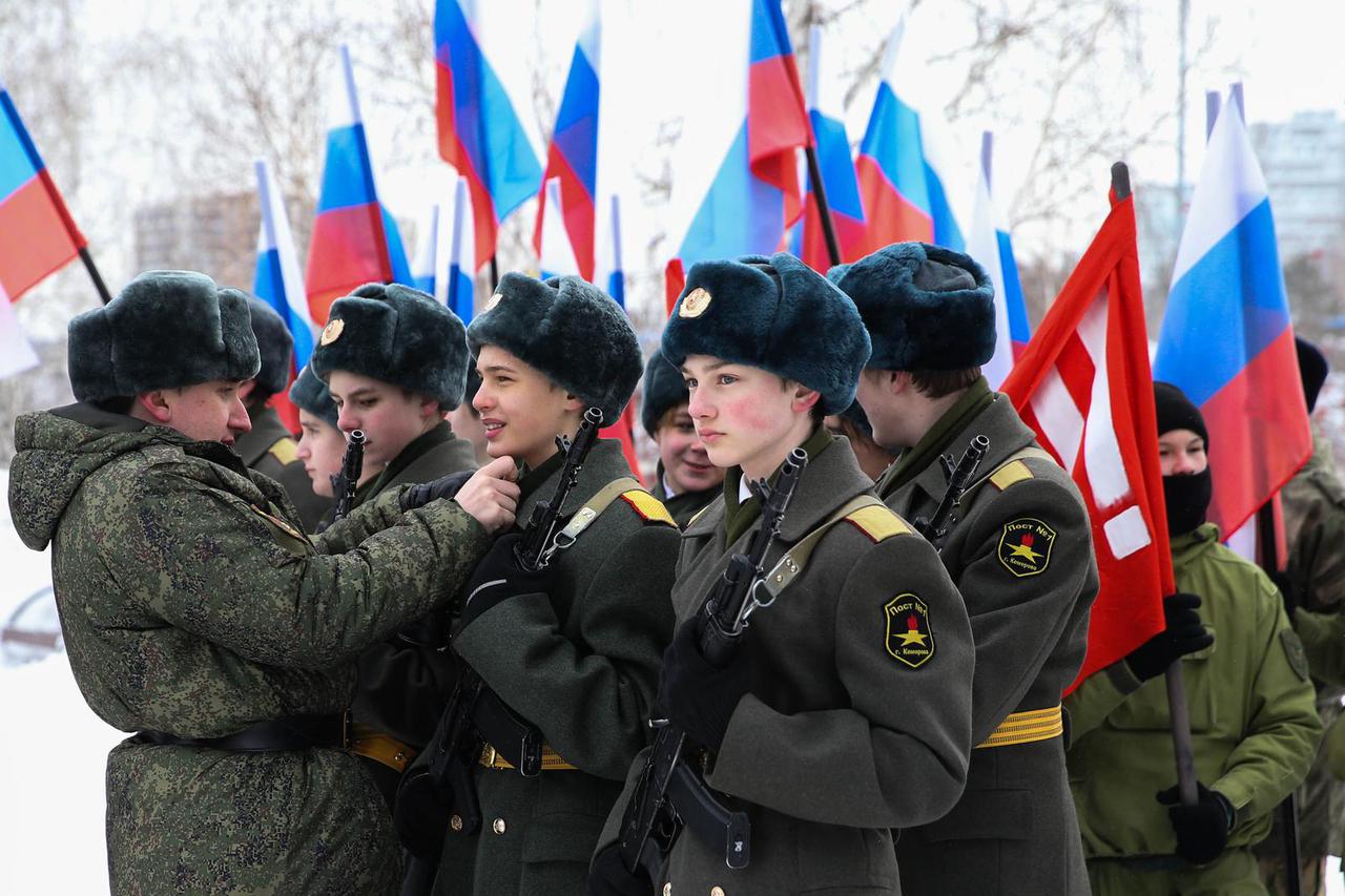 Rusija: Flash mobom ruski vojnici dali podršku svojim kolegama u ratu protiv Ukrajine