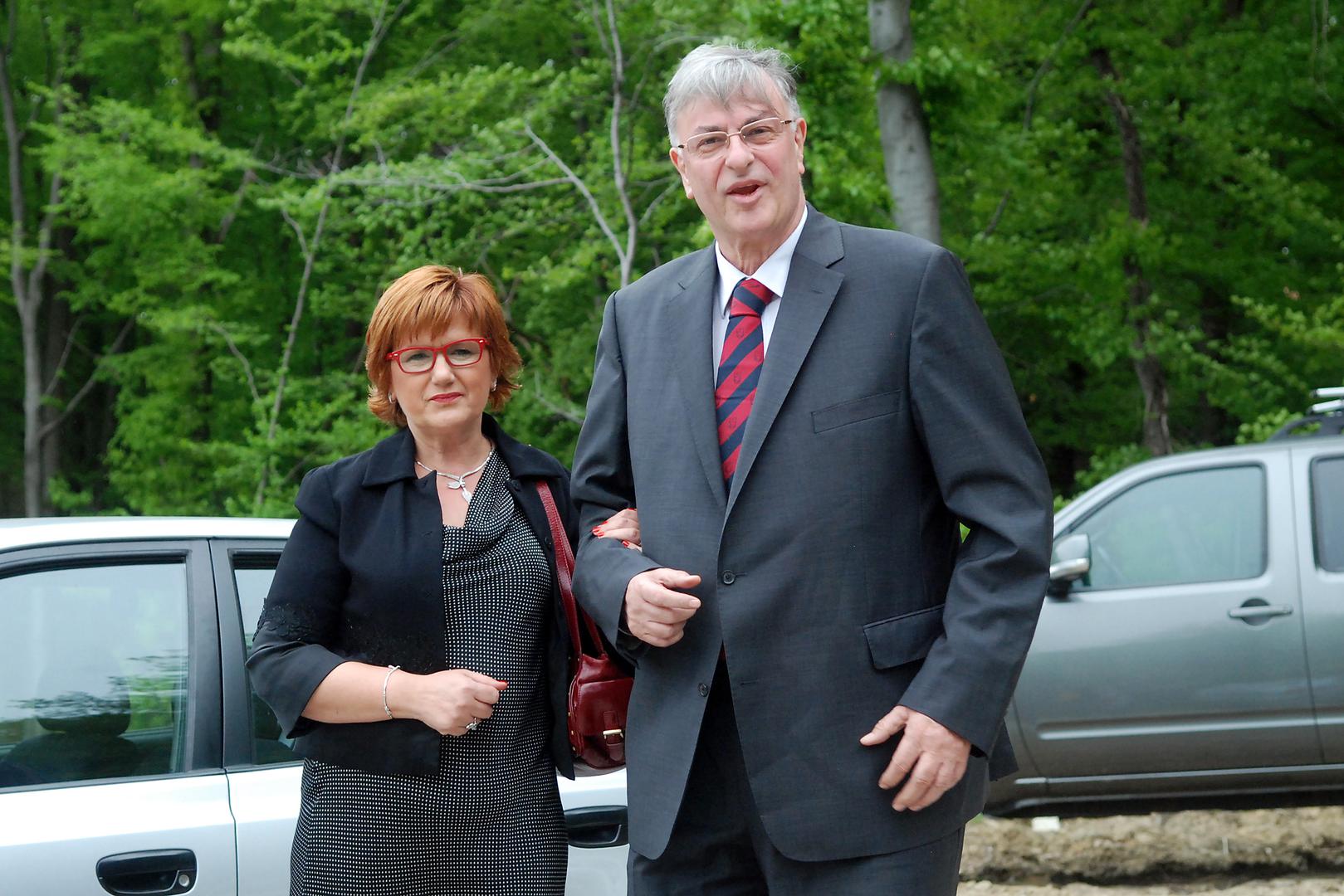 Među gostima su bili i Goran Milić, Mirna Zidarić te Bruno Kovačević. Par je prije braka bio u vezi pet godina.