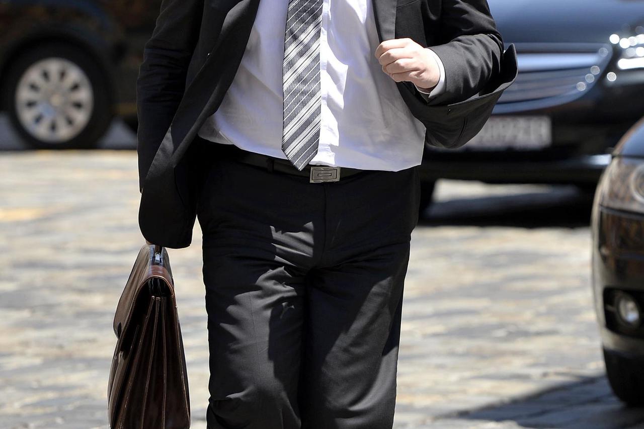 11.06.2014., Zagreb - Vlada, dolazak ministra u Banske dvore. Boris Lalovac