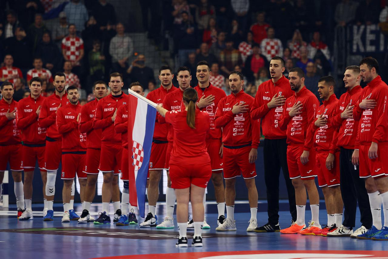 EHF 2024 Men's European Handball Championship - Preliminary Round - Group B - Croatia v Romania