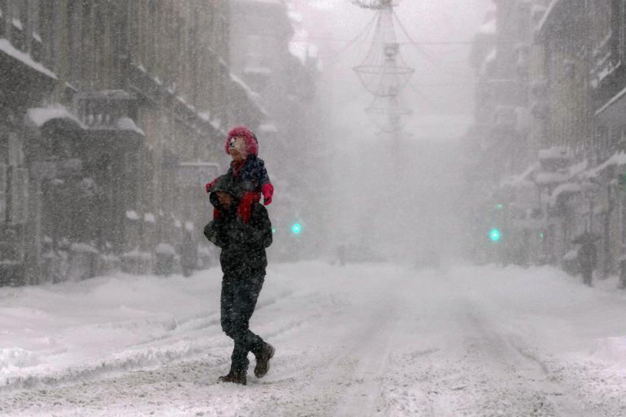 snijeg, hladnoća, Zagreb (1)