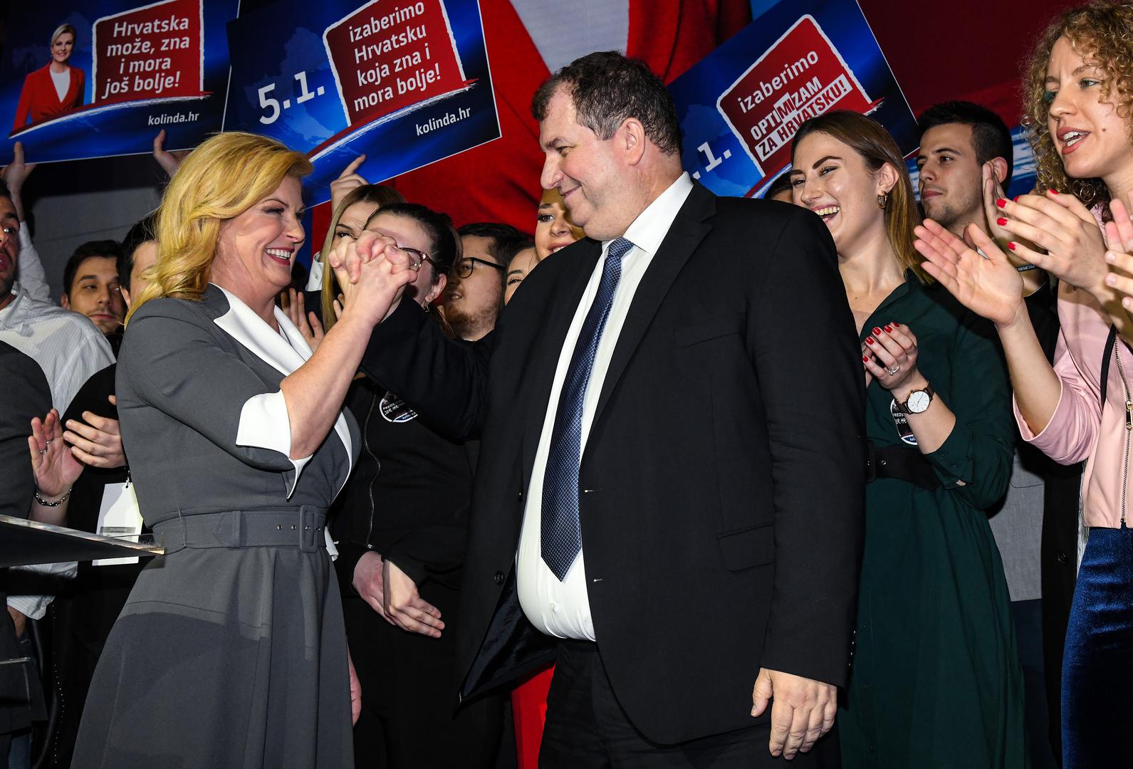 Vrhunac njezine političke karijere dolazi 2015. godine, kada je izabrana za predsjednicu Republike Hrvatske, pobijedivši tadašnjeg predsjednika Ivo Josipović. 